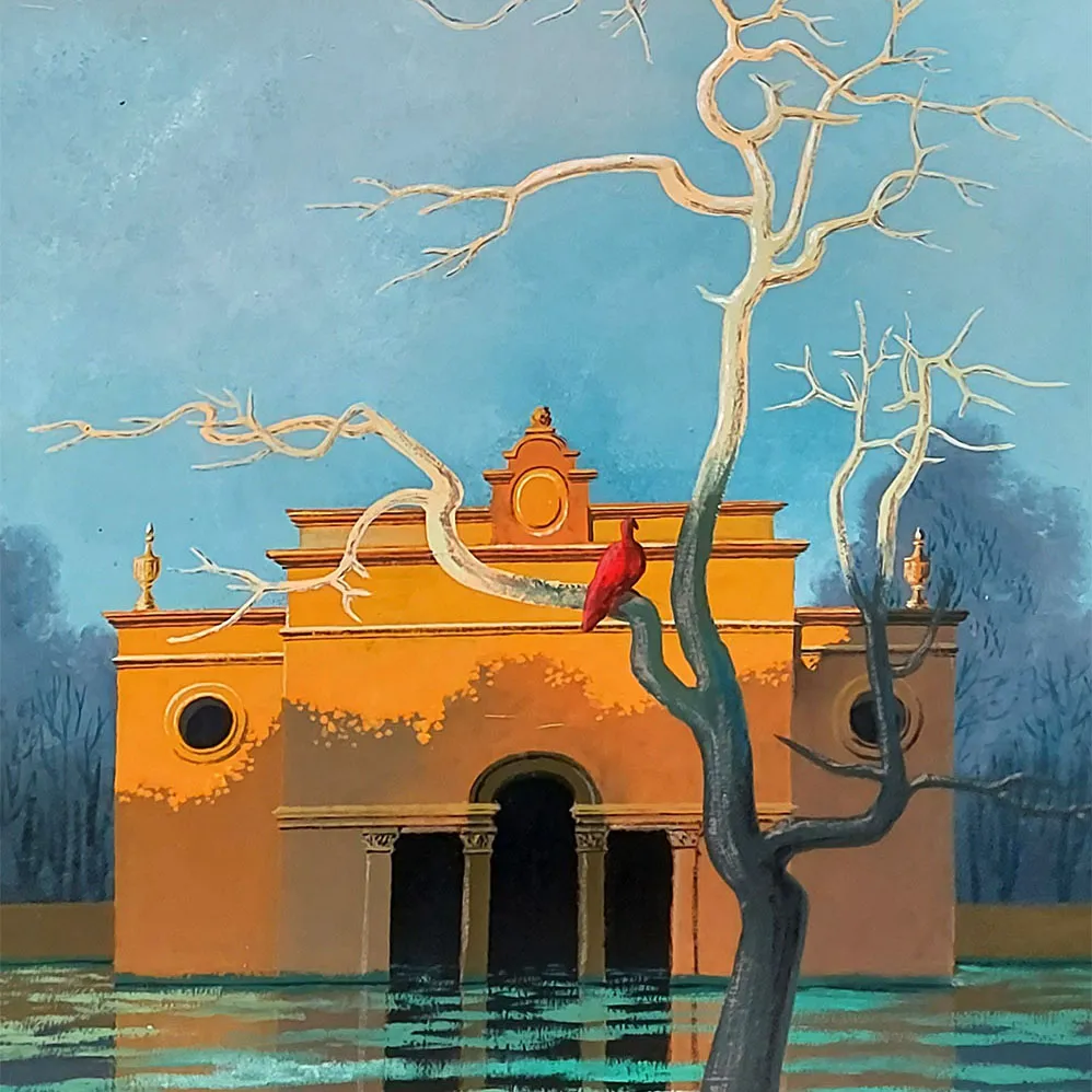 Surrealistische kunstwerken van Belgische kunstenaars kopen in onze on line kunstgalerij